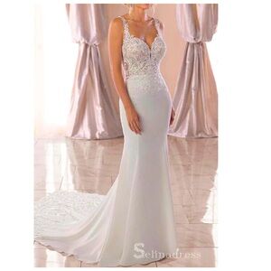SELINA DRESS / MERMAID WEDDING GOWN / SZ 10 / NWT